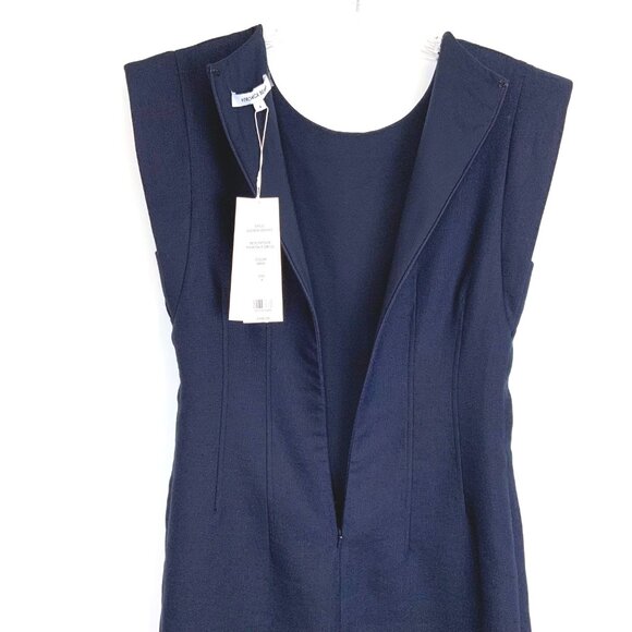 New Veronica Beard Navy Sleeveless Mini Sheath Dress Sz 4-6 - Picture 10 of 16